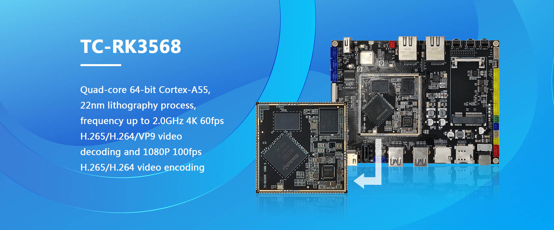 Wholesale Rockchip TC-RK3568  development board high performance VPU