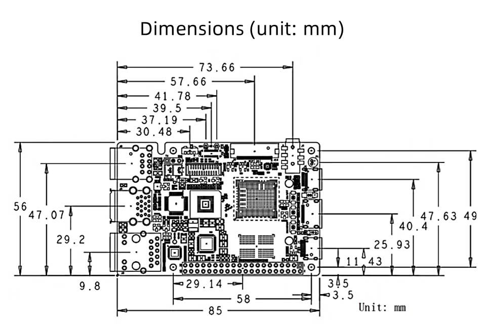 Rk3576 SBC Computers Development Board