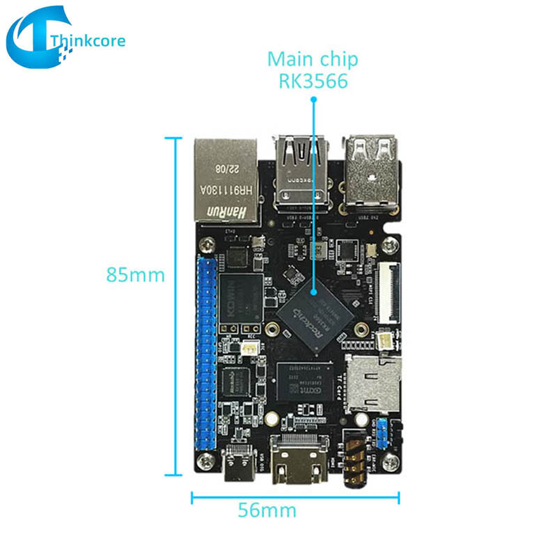 RK3566 SBC Single Board Computer Compatible with Raspberry Pi